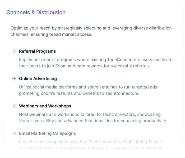 Channels & Distribution