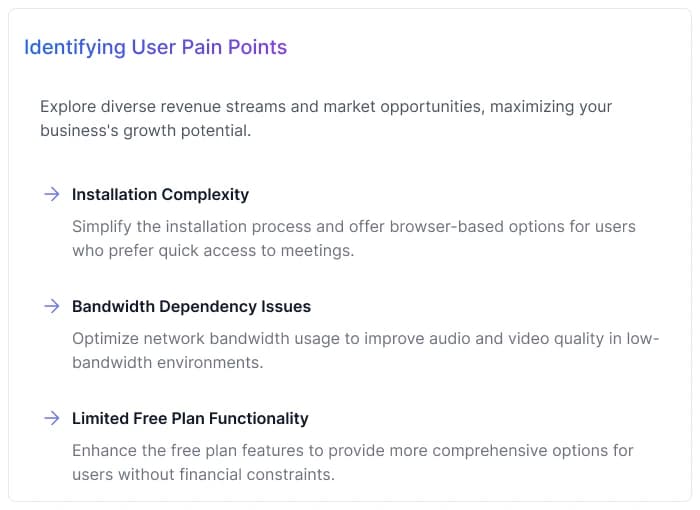 Identifying User Pain Points