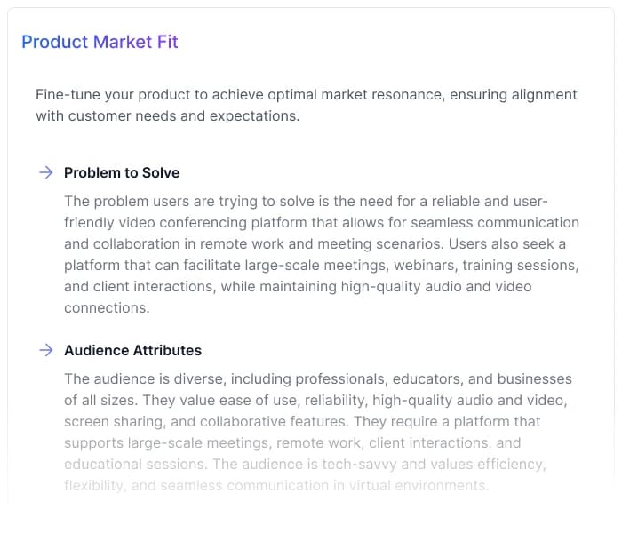 Product Market Fit