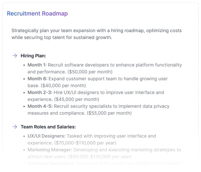 Recruitment Roadmap